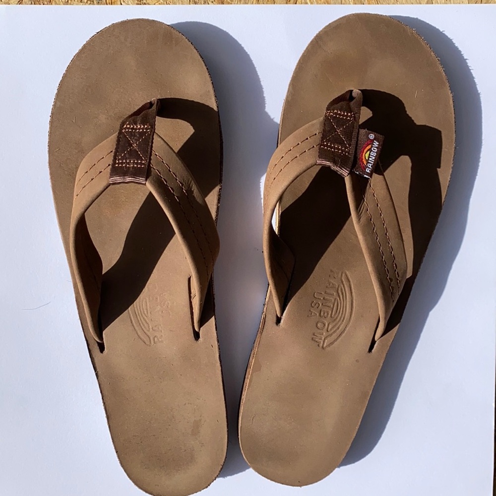 Rainbow Flip Flops